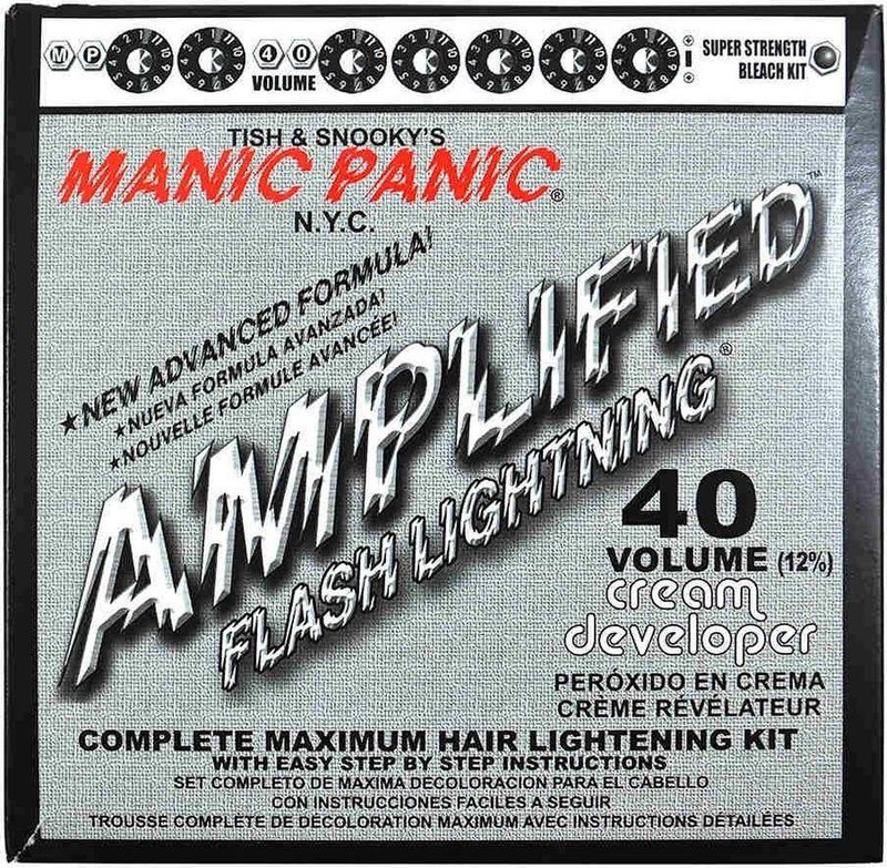 Flashlightning haar bleekmiddel kit 40 volume - Manic Panic