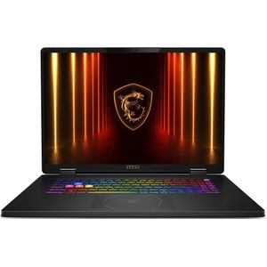 MSI Crosshair 18 HX AI A2XWGKG-002NL Intel Core Ultra 9 275HX Laptop 45,7 cm (18"""") Quad HD+ 16 GB DDR5-SDRAM 1 TB SSD NVIDIA GeForce RTX 5070 Wi-Fi 6E (802.11ax) Windows 11 Home Zwart