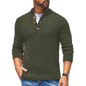 Heren Turtleneck Pullover Trui - Lange Mouwen Winter Jumper