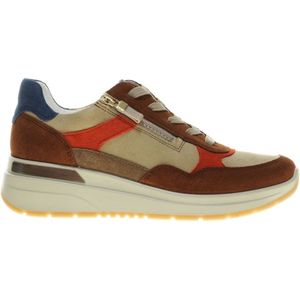 ARA Garda, Nuts Sand Pumpkin Sesam Indigo, gymschoenen voor dames, 35 EU breed, noten zand pompoen sesam indigo, 35 EU Larga