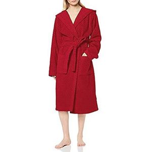 Bordeaux Katoenen Badjas in Zeemeermin Design