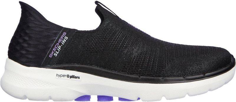 Skechers - Go Walk 6 - Sneakers - Lavendel - Textiel - Veganistisch Materiaal