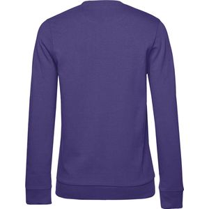 Sweater 'French Terry/Women' B&C Collectie maat M Radiant Purple/Paars