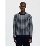 Selected Homme Mikolas LS Knit Relaxed Crew Neck Sky Captain