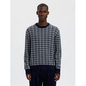 Selected Homme Mikolas LS Knit Relaxed Crew Neck Sky Captain