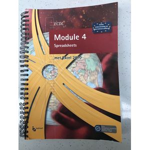 ECDLmodule 4 spreadsheets met excel 2010