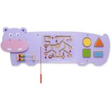 Viga Toys - Nijlpaard - Wandspeelbord - Multi