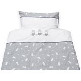 Nijntje Dekbedovertrek - ster grijs 100 x 135 cm