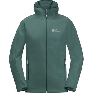 Jack Wolfskin ALPGRAT HOODED FZ M Heren Outdoorvest - jade groen - Maat L