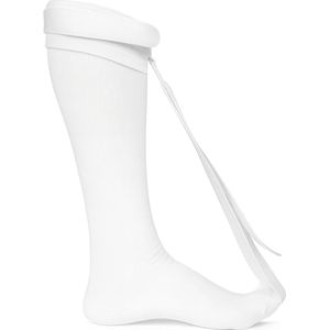 Strassburg Sok Nachtspalk wit voor Hielspoor Maat: S/M (per stuk)