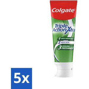 Colgate Tandpasta Triple Action Extra Fresh 75 ml - Bulkverpakking - 5 stuks