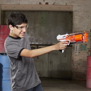 NERF N-Strike Elite Strongarm - Transparant/Wit