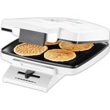 Trisa Bricelet Classique Wafelijzer Anti-aanbaklaag, Inklapbaar, Controlelampje, Traploze temperatuurregeling Wit
