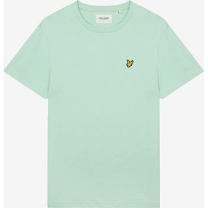 Lyle & Scott Plain T-shirt Polo's & T-shirts Heren - Polo shirt - Groen - Maat XS