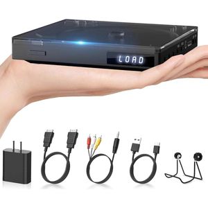 Dvd Speler Met HDMI - Geschikt Voor Divx Ultra, Mpeg1, Mpeg2, Mpeg4 - Full Hd - Regiovrij - Inclusief HDMI En Afstandsbediening - Dvd En Cd Speler - Usb - Inclusief Afstandsbediening - Dvd Films