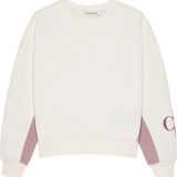 Calvin Klein Jeans Colour Blomonogram Sweatshirt Beige 4 Years Meisjes