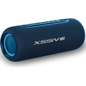 Xssive BSP11 Bluetooth Speaker - 20W Krachtig Stereogeluid - IPX5 Waterdicht - TWS Stereokoppeling - Handsfree Bellen - Blauw