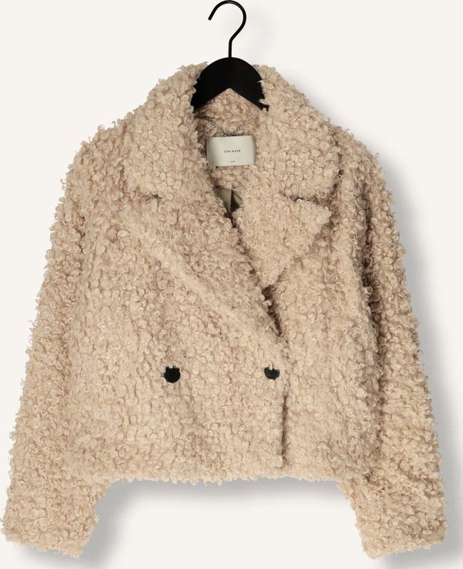 Copenhagen Muse - Cmcurly-Jacket - Teddy Jas - Beige - Polyester