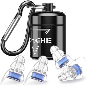 2 paar High Fidelity Concert oordopjes, siliconen gehoorbescherming oordopjes, ruisonderdrukking muziek oordopjes voor concerten, muzikanten, festival, DJ's, nachtclub, drummers en raves party - 23dB