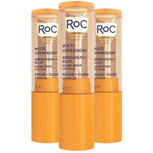 RoC - Multi Correxion Revive + Glow Eye Stick - Voordeelverpakking - 3 x 4 gr