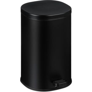 Vuilnisbak - Zwart - Kunststof - 30 Liter