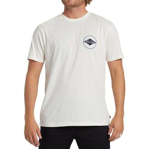 Billabong Rotor Diamond T-shirt Met Korte Mouwen Wit L Man