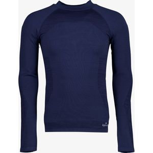 Kjelvik heren thermoshirt met lange mouwen blauw - Maat M