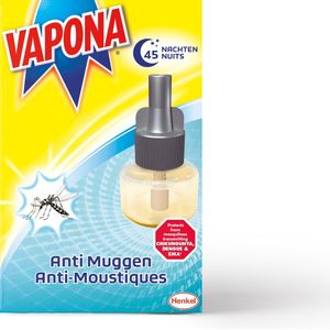Vapona Anti Muggenstekker Navulling - Insectenbestrijding - 45 Nachten