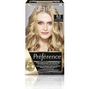 L’Oréal Paris - Préférence 8.3 Cannes - Permanente Haarverf - Licht Goudblond