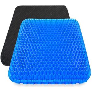 Honingraat ademend gel zitkussen koel dubbellaags dik ei zitkussen