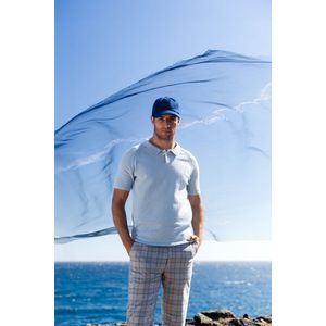 Tresanti ERNES Terry knit polo Sky blue (TRKWJA120 - 801)