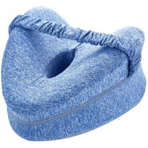 Beenkussen - Kniekussen - Zijslaapkussen Orthopedisch - Voor In Bed - Volwassenen - Blauw