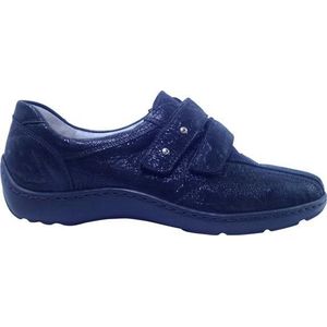 Waldlaufer 496301 101 001 Klittenbandschoen Zwart Metallic Wijdte H