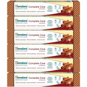 Himalaya Complete Care Toothpaste Cinnamon – 6 x 75 ml – Voordeelverpakking – Ayurvedische Kruidentandpasta met Kaneel – Tandpasta – Natuurlijke Mondverzorging