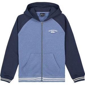 Quiksilver Knowledge Area Sweatshirt Met Rits Blauw 16 Years Jongens