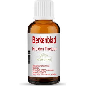 Herbes D'elixir Berkenblad Tinctuur - 100 ml - Natuurlijke ingrediënten