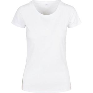 Build your Brand Ladies´ Basic Tee BYBB012 - White - XXL