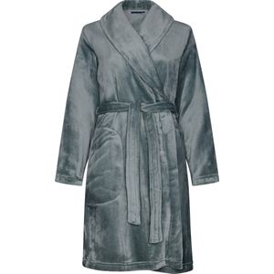 BLACK FRIDAY Pastunette Badjas - Mellow - Groen - Fleece - Maat L