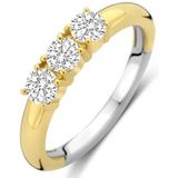 Ti Sento - Milano Damesring - Geelgoud - Zilver 925