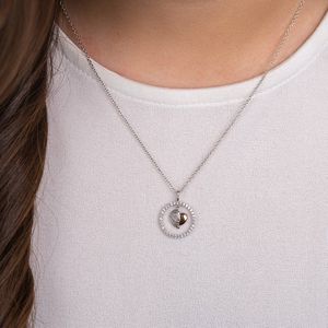 Engelsrufer - Ketting - Bicolor Rosé - Synthetische Zirkonia - 50 cm