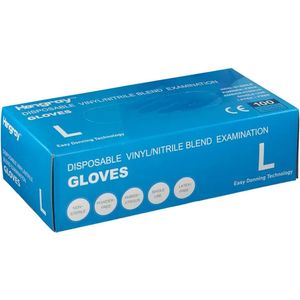 Vinyl/Nitrile Blend Handschoenen Blauw | 100 stuks | L