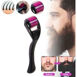 Baardgroei - Baard Roller 0.5mm - Dermaroller =- rimpelroller - acne roller - gezichtroller – Baardgroei stimuleren – Baardroller – Huidverzorging – Baard verzorging