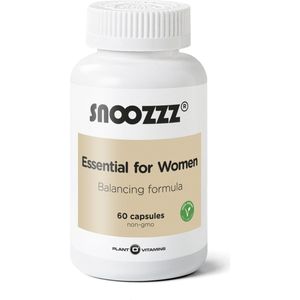 Snoozzz Hormoonbalans voor vrouwen - 100% Plantaardig - 60 Capsules