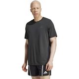adidas Heren Train Essentials Structure T-Shirt, black/grey six, S