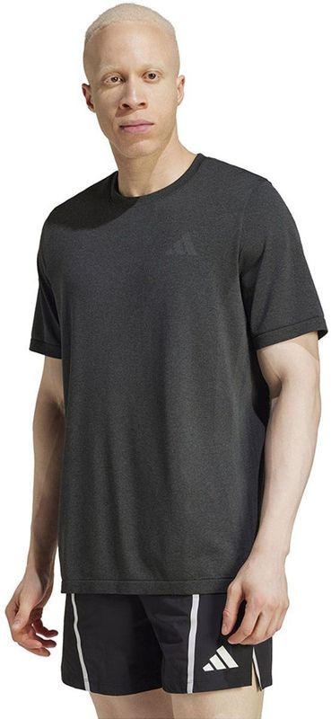 adidas Heren Train Essentials Structure T-Shirt, black/grey six, S