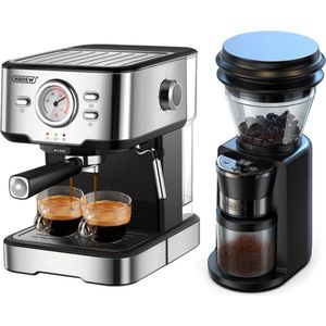 Coffee Grinder & Coffee Machine - Turkse Koffiezetapparaat Bonen Maler 34 Standen - French Press Koffie Apparaat