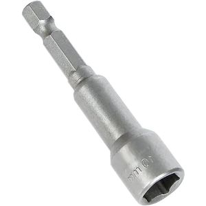 Socket 1 STKS 10mm 1/4"" Hex Shank Bit Socket Magnetische Moer Setter voor boren Moer Driver en Impact Socket Adapter
