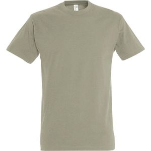 SOLS Heren Keizerlijke Zwaargewicht T-Shirt met korte mouwen (Khaki)