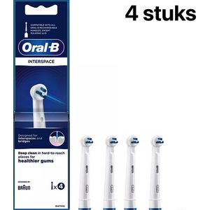 Oral-B Interspace - Opzetborstels - 4 stuks - Wit