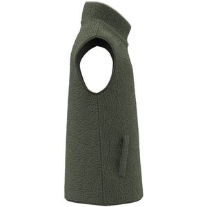 Spasso Mouwloos sherpa herenjasje SP603 - Forest Khaki - L